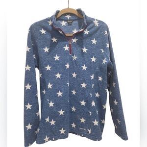 Eddie Bauer Woman 3/4 Zip Star Fleece Jacket, Large